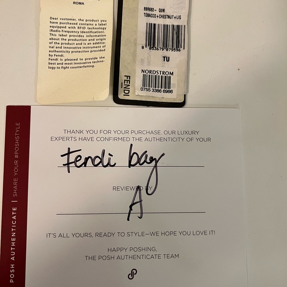 Fendi Zucca Hobo Bag Large NWT - Picture 6 of 12